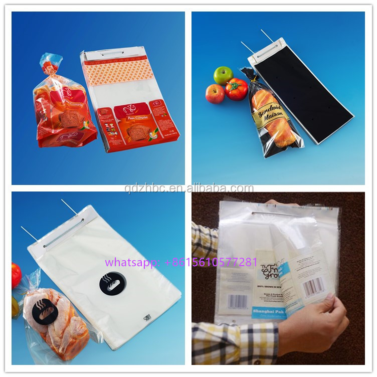 food packaging kraft bread packing bakery paper bag with clear window