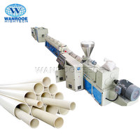 WPC PVC UPVC Tubo Linea di Produzione di Tubo di Plastica Macchina di Estrusione