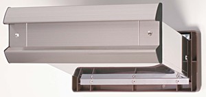 Caja de correo integrada en pared o BROCK, de acero inoxidable, para uso doméstico - Product Image 1