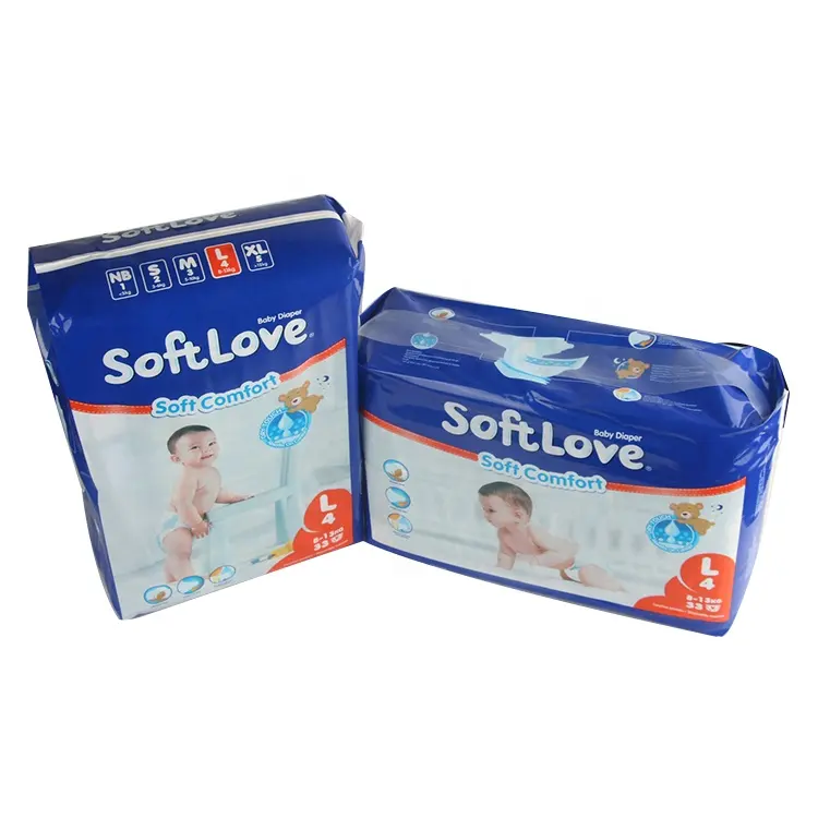 Softlove L 33'S first choice-pañal desechable para bebé, cómodo, premium