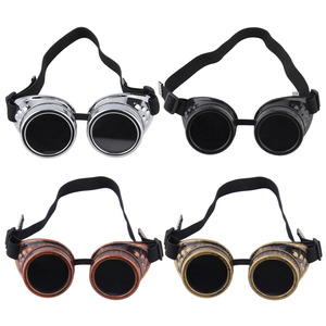Kính Steampunk Cyber <span class=keywords><strong>Vintage</strong></span> Retro Hàn Punk Gothic Kính Bền Victoria Kính Râm Bán Chạy - Product Image 5
