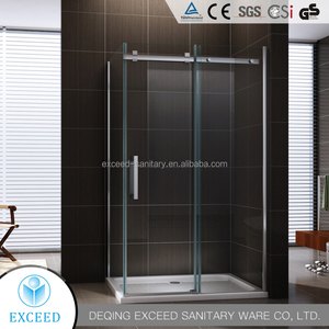 Austrilia Mercado Aleación De Aluminio Enmarcado de Pivote Ajustable Puerta de La Ducha, China Supere - Product Image 4