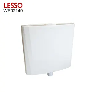 LESSO WP02140 low cost hand control push button toilet cistern plastic toilet flush tank Toilet Dual Flush Valve Tank
