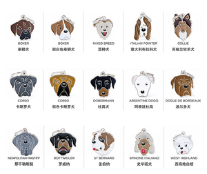 Nouveauté, pendentif en métal avec logo imprimé de forme personnalisée pour chien (<span class=keywords><strong>Scottish</strong></span> <span class=keywords><strong>Terrier</strong></span>), breloques pour chien en cadeau, collier, bracelet et porte-clés - Product Image 4