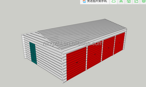 <span class=keywords><strong>Garage</strong></span> métallique pour 3 voitures/grande remise métallique/bâtiment d'usine en acier - Product Image 3