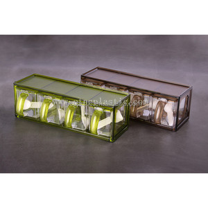 Spezia vaso Cucchiaio Dispenser Ampolla Sale Da Cucina Box Condimento Distributore di Stocker - Product Image 2