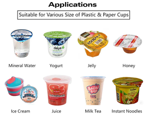 Hot Sale Automatic <strong>Communion</strong> <strong>Cup</strong> Filling and Sealing Machine Jelly Juice Yogurt <strong>Cup</strong> Filling Machine for Water - Product Image 3