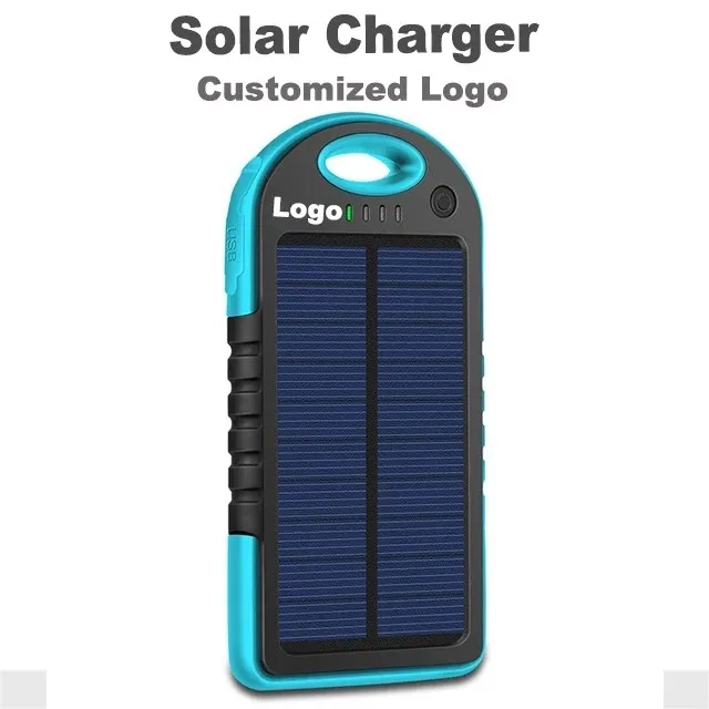 Grosse vente Offre Spéciale 5000mah chargeur solaire banque d'énergie solaire étanche pour iPhone Xs max, chargeur de téléphone portable banque d'alimentation