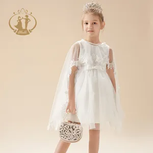 Agile Bellezza Della Principessa Cinque Pezzo Del Bambino Della Ragazza di Fiore Vestito Da Partito Della Ragazza di Compleanno Per Bambini Bambini Abiti Vestito