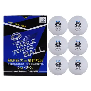 Yinhe 3 Star Table Tennis Balls 40+ Plastic Seamless Professional For Competition Ping pong Balls Table Tennis