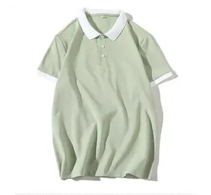 Abbigliamento all'ingrosso 60 cotone 40 poliestere magliette vuote filato AB magliette da golf sfuse camisa social masculina magliette da golf per uomo