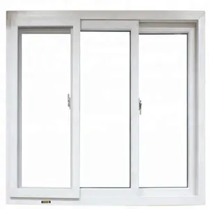 China Foshan günstigen Preis Wohnhaus PVC/Upvc horizontal heraus schieben Fenster PVC Schiebefenster