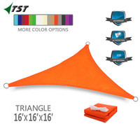 Voile d'ombrage 5m x 5m x 5m pour extérieur, jardin, auvent imperméable, couverture de terrasse, protection UV à 98%