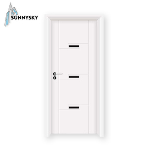 Fornitura diretta in fabbrica elegante <span class=keywords><strong>laccato</strong></span> <span class=keywords><strong>bianco</strong></span> <span class=keywords><strong>mdf</strong></span> legno impiallacciatura interna a filo arco in legno progetta porte - Product Image 2