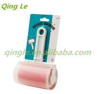 Qingle heiß verkaufen Magie Wieder verwendbare Teppich Stoff wasch bar Sticky Lint Roller Roll Staub tuch Bürste Tierhaar bürste