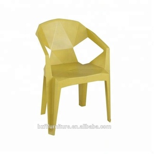 Nuevo diseño de plástico apilables silla de jardín moldeo todo PP Hotel al aire libre sillón - Product Image 3