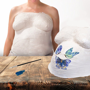 Kit de Yeso para Moldear el Vientre de Embarazada, Hazlo Tú Mismo, Europa - Product Image 1