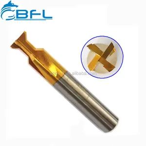 BFL קרביד 4 להבי להשתלב חד Endmill חותך חריץ להשתלב כרסום קאטר חיתוך כלי