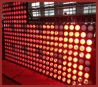 Panel LED Matrix Superbrillante de 25x30w, Blinder Cob LED DMX 5x5 4en1 RGB, Luz de Matriz de Píxeles LED