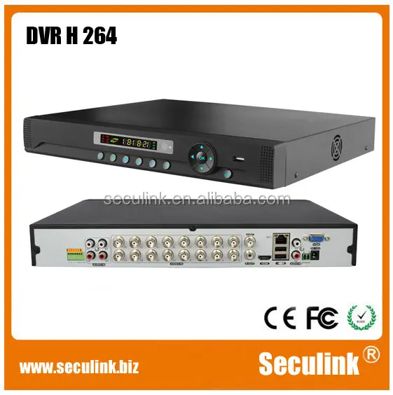 H.264 independiente DVR con grabadora de DVD, 16ch red dvr