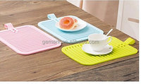 Ustensiles de cuisine, dessous de plat en silicone coloré, écologique, résistant à la chaleur, antidérapant, isolant, tapis de table de cuisine