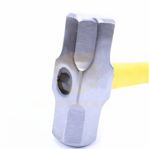 Martillos de Impacto con Mango de Fibra de Vidrio, Martillo de Mecánico Totalmente Pulido YO-15802 CN;JIA Acero <span class=keywords><strong>YAOU</strong></span> Amarillo y Negro 2LB - Product Image 4