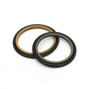 PTFE+NBR/FKM Durable High Pressure Hydraulic Buffer Step Seal high pressure resistance dust wiper seal