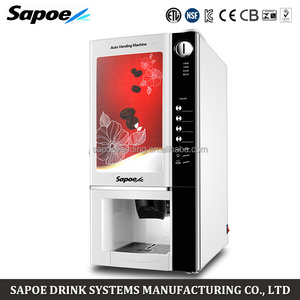 Suministro directo de fábrica 3 selecciones de bebidas automático moneda máquina de café caliente - Product Image 1
