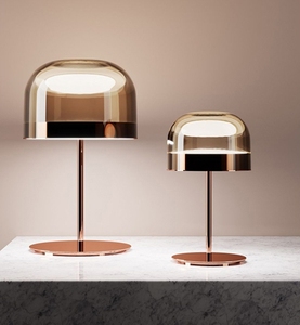Italie <span class=keywords><strong>design</strong></span> l'équateur lampe de table de <span class=keywords><strong>chambre</strong></span> à coucher d'hôtel <span class=keywords><strong>liseuse</strong></span> LED abat-jour en verre table de chevet lumière - Product Image 1