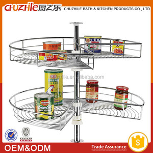 New Arrived China Fashion 3 / 4 Turn Revolving Shelf <strong>Corner</strong> <strong>Unit</strong> - Product Image 5