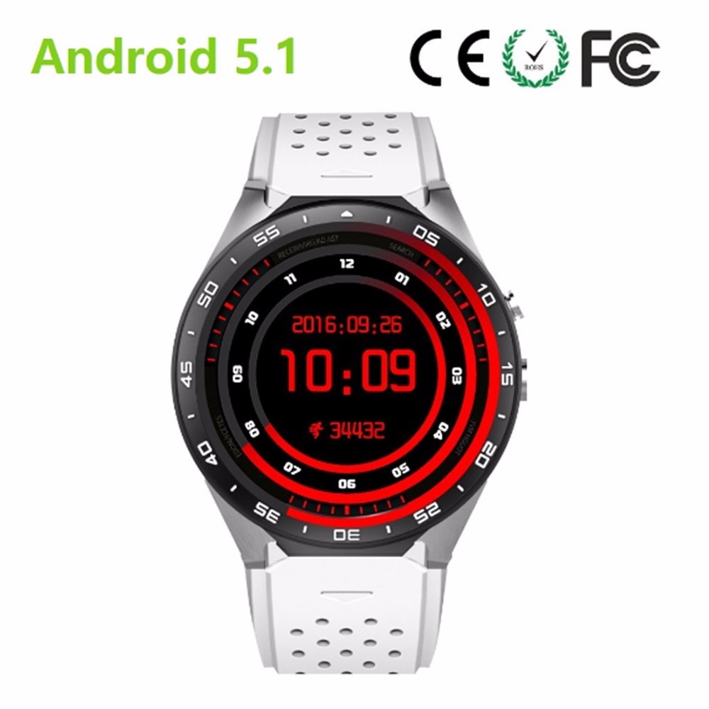 New 3G WiFi GPS Smart Watch KW88 - Waterproof, Bluetooth, Android