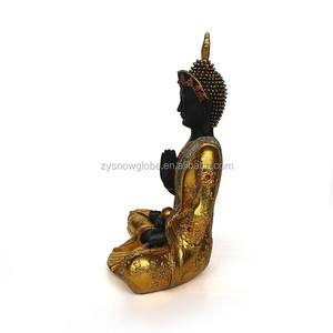 Statua di <span class=keywords><strong>buddha</strong></span> tailandese in resina d'oro - Product Image 5