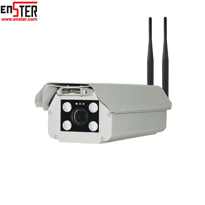 ENSTER Popular Waterproof 4G CCTV Camera License Plate Capture CCTV P2P Wireless IP Camera