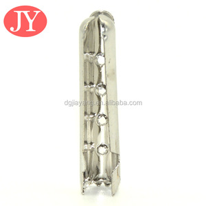 Tapa de extremo de encaje de zapato de color negro de esmalte redondo en blanco para zapatillas de baloncesto - Product Image 4