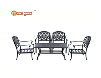 Ensemble de mobilier de jardin en aluminium durable et portable Royal Garden Treasures pour ferme, parc, cour et villa