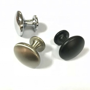 فرشاة سوداء ، مقبض ذهبي وردي من الزنك ، درج أثاث مستدير الشكل ، مقبض سحب خزانة - Product Image 6