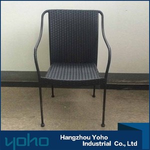 All Weather <span class=keywords><strong>rattan</strong></span> sillón <span class=keywords><strong>de</strong></span> mimbre negro Silla <span class=keywords><strong>de</strong></span> playa al aire libre patio silla - Product Image 1