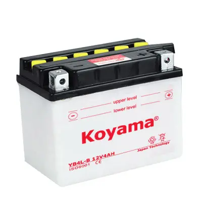 ขายแห้งชาร์จรถจักรยานยนต์แบตเตอรี่ YB4L-B ไม่มีกรดขวด12V4Ah