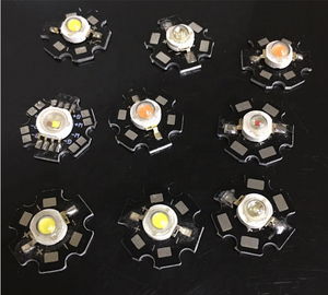 Dioda LED Warna Kuning 580nm - 585nm 3 Watt dengan Heatsink - Product Image 3