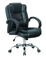 कार्यालय/कार्यकारी/चमड़े की कुर्सी (कम पीठ)