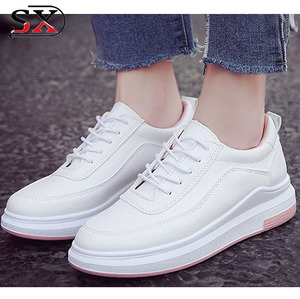 2018 Nuovo Arrivo Delle Ragazze di Colore Bianco Scuola Tela Casual Scarpa Da Tennis Delle Donne Confortevole Gomma Lace Up Scarpe - Product Image 1