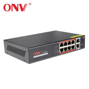 OEM Non standard 10 porte 120W Power Over Ethernet POE Switch monitoraggio di sicurezza telecamera IP MK470