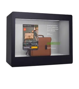 EKAA 10inch New digital signage lcd products transparent lcd display box