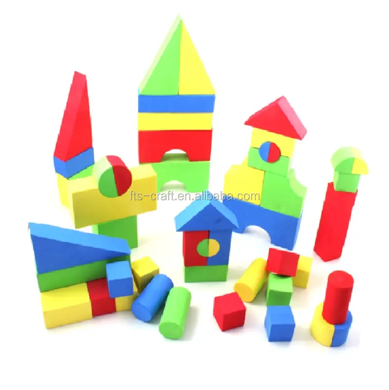 2019 Creative EVA soft Educational Toys gift EVA Foam Building Blocks