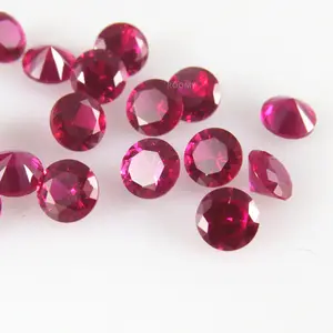 gems for jewelry making loose red ruby diamond ruby stone