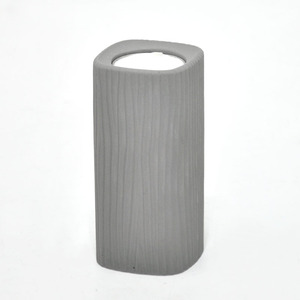 Ensemble de 3 supports de bougies en béton carrés et hauts pour la décoration de la maison - Product Image 3