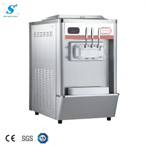 Giá tốt 3 hương vị thương mại ce được phê duyệt cao chất lượng cao sản xuất máy làm kem mềm