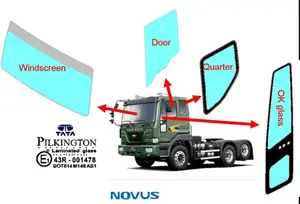 Seitliches OKAYglas für LKW TATA-Novus