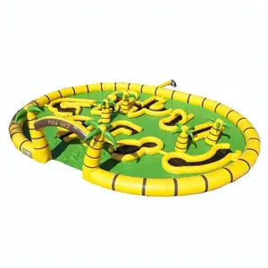 high quality portable inflatable golf field / mini golf course /golf inflatable for sale