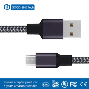 <span class=keywords><strong>Amazon</strong></span> Venta Caliente 5 V 2.4A de Nylon Trenzado <span class=keywords><strong>Micro</strong></span> <span class=keywords><strong>USB</strong></span> <span class=keywords><strong>Cable</strong></span> de Carga Hechos en China - Product Image 6
